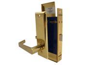 Marks Metro 116DW 3 Polished Brass Right Hand Mortise Lock Angled Lever Escutcheon Plate Vestibule Function Latch Only 2 1 2 Lock Set Screwless Angled Lever