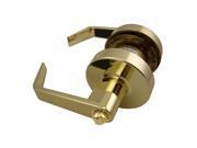 Em D Kay TSSL30003 Polished Brass US3 Privacy Bed Bath Grade 2 Commercial Cylindrical ADA Angled Lever Lockset