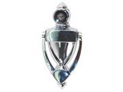 Ultra 43204 Chrome US26 Door Knocker With 180 Degree Viewer