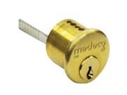 Medeco 10 0300 606 JL Satin Brass Solid Brass Replacement 1 1 16 Rim Cylinder Lock Solid Brass JL Keyway HIGH SECURITY
