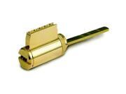 Mul T Lock KIKSH 05 MT5 Bright Brass US3 Key In Knob And Lever Replacement Cylinder With Tail Piece For Schlage Arrow With High Security MT5 Keyway