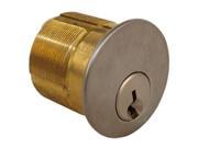 Maxtech R118KW1 26D Satin Chrome US26D Solid Brass Replacement 1 1 8 Mortise Cylinder Lock With Kwikset KW1 Keyway