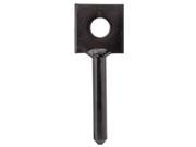 Tuff Stuff 1022 Square Head Black Finish Male Locking Gate Pin With 1 2 Diameter For Padlocks With A Shackle Diameter Of 9 16 Or Less