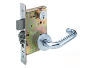 Arrow BM11HSL26D RH Satin Chrome US26D Right Hand Entry Mortise Hastings Lever Lockset