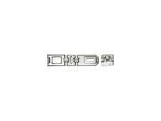 Ultra Hardware 96435 7 1 2 Flexible Link Double Hinged Hasp Safety Lock