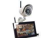 Outdoor Camera Night Vision Wireless Camera 4 Ch. LCD Monitor DVR 4GB SDCard