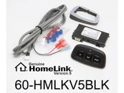 GenTex HomeLink Version 5 kit with Black Bezel 60 HMLKV5BLK