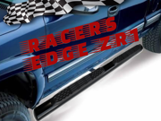 RacersEdgeZR1 1999 2010 Ford F250 Crew Cab 5 Oval Side Step Bar Black RE8010