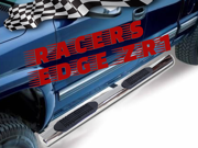 RacersEdgeZR1 2004-2008 Ford F150 Crew Cab 4'' Stainless Steel Oval Side Step Bar Chrome RE8038 RacersEdgeZR1 2004-2008 Ford F150 Crew Cab 4'' Stainless Steel Oval Side Step Bar Chrome RE8038