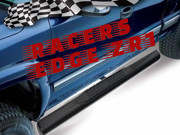 RacersEdgeZR1 2002 2008 Dodge Ram 1500 2003 2008 2500 3500 Regular Cab 4 Stainless Steel Side Step Bar Black RE8081