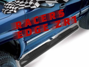 RacersEdgeZR1 1999 2004 Ford F150 Super Cab 3 Side Step Bar Graphite Balck RE8109
