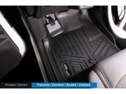Maxliner 2007 2015 Chevrolet Traverse Buick Enclave GMC Acadia Floor Mat Outlook First Row Set Black A0043