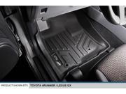 Maxliner 2013 2016 Toyota 4Runner Maxtray Cargo Liner Floor Mat Complete Set Black A0120 B0040 D0120