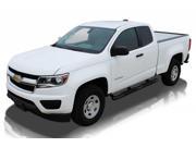 Raptor Series 2015 2017 Chevrolet Colorado GMC Canyon Extended Cab 4 OE Style Curved Black Oval Steps 1501 0626B