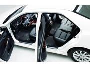 3D MAXpider 2014 2017 Kia Forte Sedan Kagu Carbon Fiber Embossed Pattern 1ST ROW 2ND ROW Floor Mat Black L1KA01701509