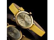Julius Ladies girls quartz watch fashion Korea popular Wristwatch JA 617 Yellow