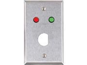 RP04 ALARM CONTROLS CORPORATION SNGL GANG 2 LED D HOLE FCPLT