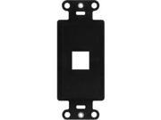 Legrand WP3411BK DECORATOR STRAP 1 PORT BLACK