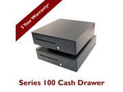 APG Cash Drawer T320 BL1616 C Series 100 Cash Drawer Adjustable Media Slot 320 MultiPRO Interface 16 Inch x 16 Inch with Coin Roll Storage Color Black