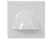 ICC IC640BDSWH FACEPLATE 2 GANG BULK NOSE WHITE