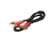 Steren Electronics Intl 255125 6 2 RCA Plugs to 2 RCA Plugs