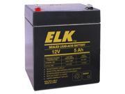 ELK PRODUCTS ELK ELK1250 Battery; Lead Acid 12V 5.0Ah