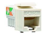 DATA COMM ELECTRONICS INC 20 3425 LA CAT5E INSERT 8P8C LT ALMOND