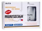 ALFA AWUS036H 1000MW WiFi Wireless USB Network Adapter with 5dB Antenna Realtek 8187L Chipset Silver