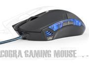 E 3lue Cobra Adjustable 1600DPI 6 Button USB Wired Optical PC Gaming Mouse