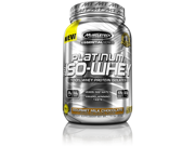 MuscleTech Platinum 100% ISO Whey Supplement Gourmet Milk Chocolate 26 Servings