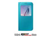 Samsung EF CG920PLEG Wallet Flip Cover PU Slim Case for Samsung Galaxy S6 G920 Retail Packaging Blue