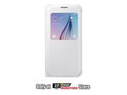 Samsung EF CG920PWEG Wallet Flip Cover PU Slim Case for Samsung Galaxy S6 G920 Retail Packaging White
