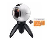 Samsung Gear 360 Degree Cam Spherical Camera SM C200 Samsung MicroSD 32GB