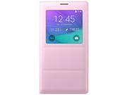 Samsung S View Pattern Flip Cover Case for Galaxy Note 4 Pink EF CN910BPEG
