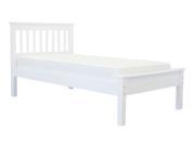 Bedz King Twin Bed White