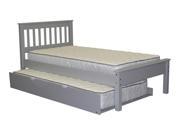 Bedz King Twin Bed Gray Twin Trundle