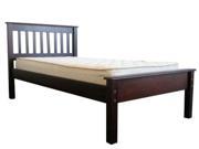 Bedz King Twin Bed Cappuccino