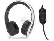 Monster Game 128973 00 MVP Carbon On Ear Headset White Surround Binaural Circumaural