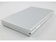 Silver Aluminum box Portable 6 in 1 memory card case SD SDHC MMC Card Cases