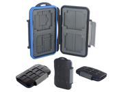 JJC MC 5 ABS Tough Portable 15 in 1 memory card case CARD Holders for CF SD XD TF MS Card