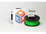 IC3D 3mm ABS 3D Printer Filament 2lb Green