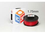 IC3D 1.75mm ABS 3D Printer Filament 2lb Red