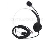 CQtransceiver Call Center Operator Telephone Headphone with Adjustable Boom Mic for Aastra M5208 M5209 M5216 M5317 Phone Headset