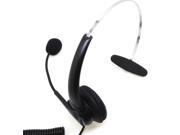 CQtransceiver Call Center Training Headset for Comdial 8312 8412 Landline Earphone with Boom Microphone