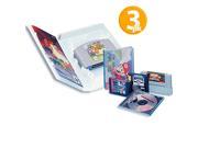 Universal Video Game Case with Full Sleeve Insert 3 Super NES Sega Genesis CD Nintendo 64 Retro Gaming Protective Cases