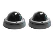 Smart Security Club Pack of 2 Vandal Proof Dome Camera Housing