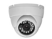 2 megapixel 1080P HD TVI analog security IR dome camera 3.6mm lens white