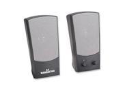 Manhattan 2150 161725 Speaker System w 2x USB Speakers Black