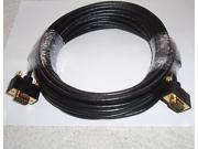 50FT VGA SVGA MALE MALE LCD LED HDTV MONITOR COMPUTER CABLE WIRE CORD
