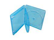 25 Pieces 14mm 3 Discs Blu Ray Case with 1 Tray for DVD CD Disc Licensed Logo